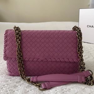 Intrecciato Woven Nappa Leather Olimpia Bag by Bottega Venetta